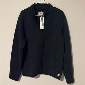 Marine Layer Corbet Full Zip Jacket Navy Heather, NWT